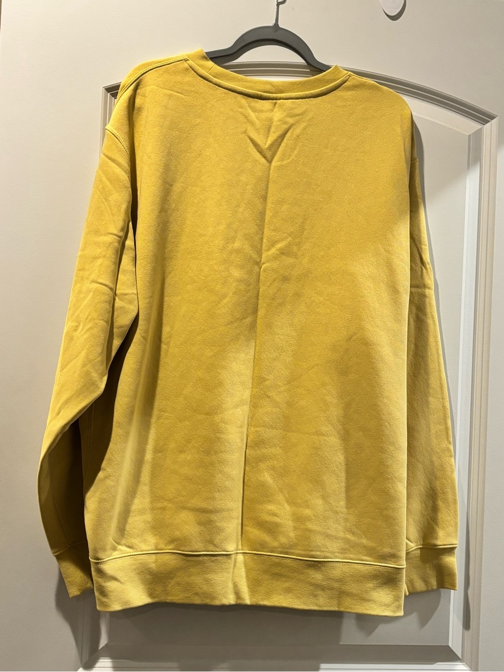 Nike Men’s Mustard Yellow Crewneck Sweatshirt - Picture 3 of 4